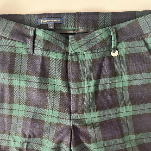 Brooks Brothers Natalie BlackWatch Tartan Plaid pants SZ 6 - Picture 8 of 12
